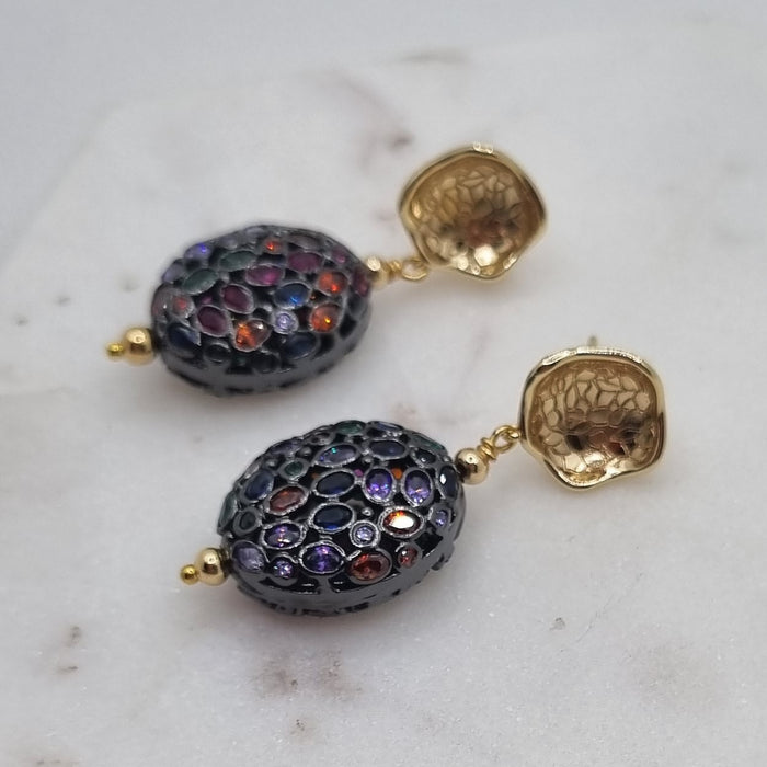 Meteor Shower Earrings Multi Colour