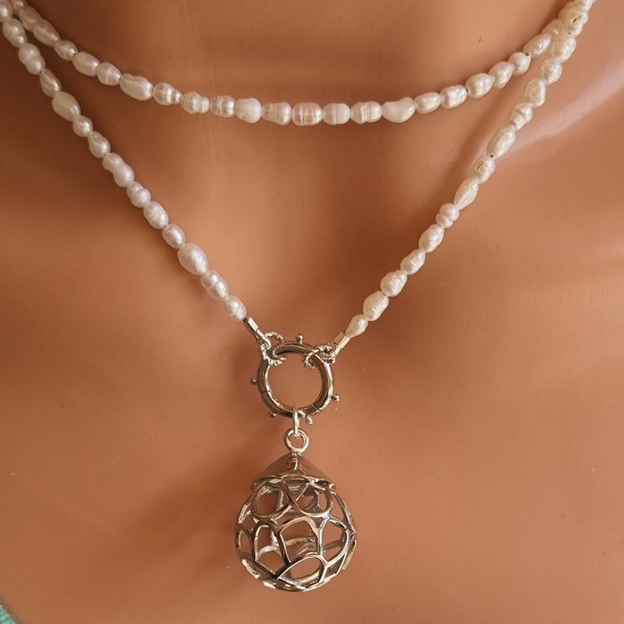 Sage Pendant and Charms Gold and Silver