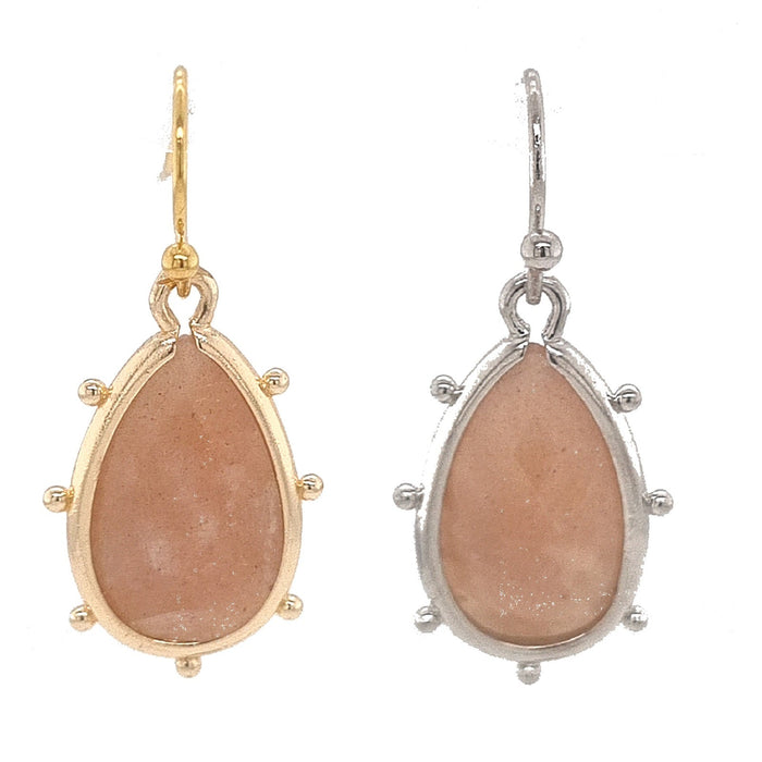 Aurulia Gemstone drop Earrings Sunstone