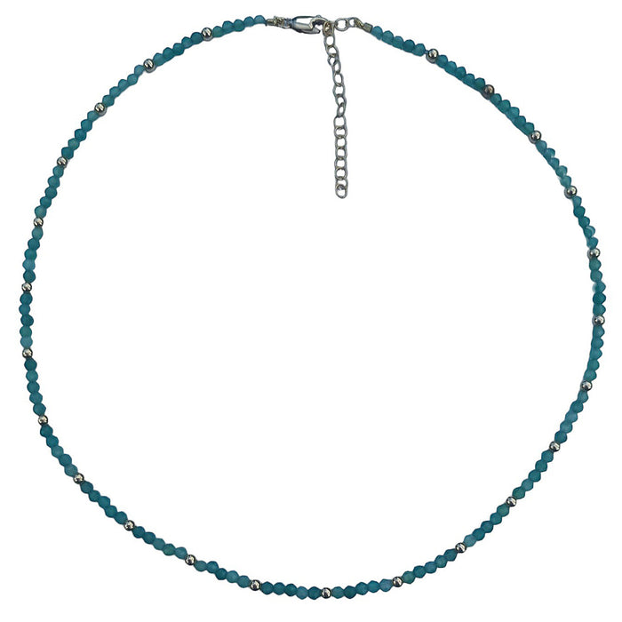 Brittany Green Onyx Necklace 14k Gold filled