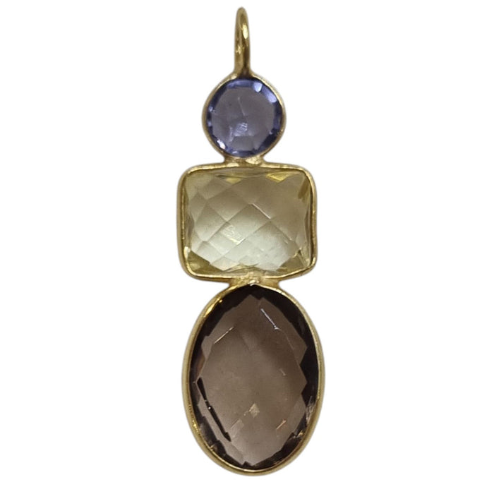 Candyland Charms Smokey Lemon Quartz Tanzanite Crystal Gemstone