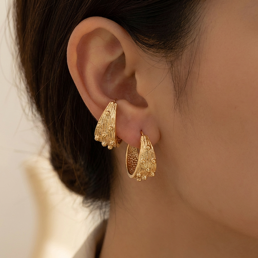 Jenni Bumpy Textured Hoops