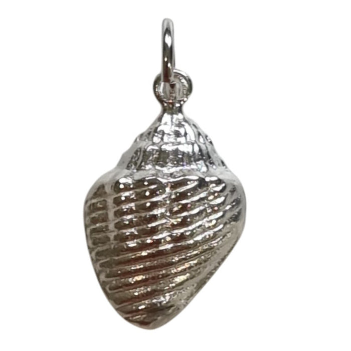 Sage Solid Sterling Silver Charms Sea Shell Whelk