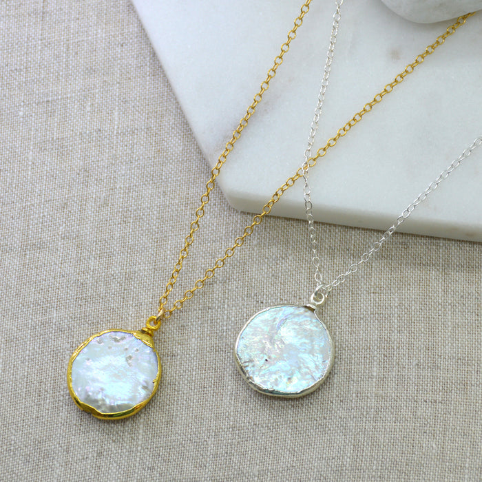 Clara Pearl Necklace Gold Filled or Sterling Silver