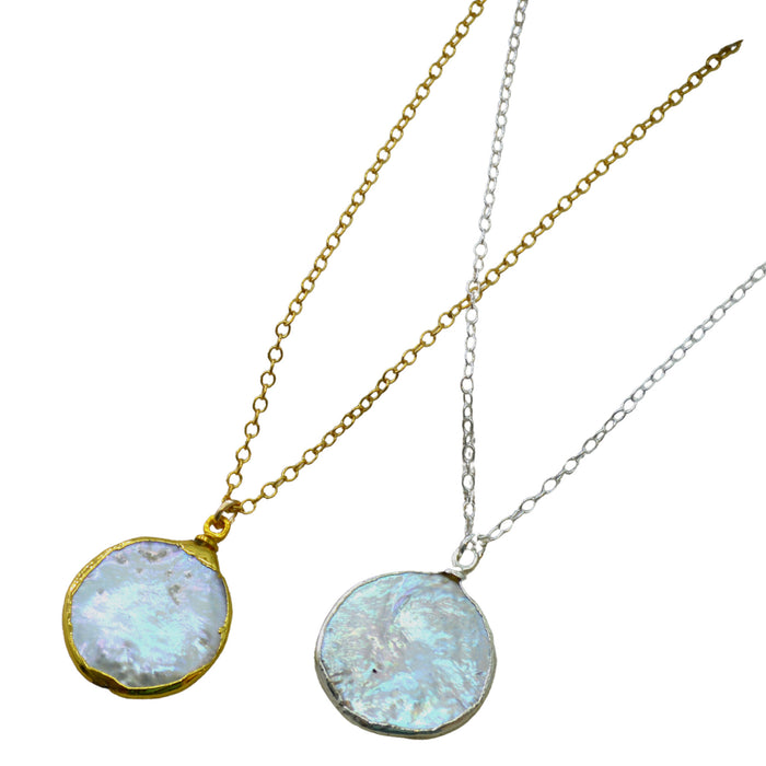 Clara Pearl Necklace Gold Filled or Sterling Silver