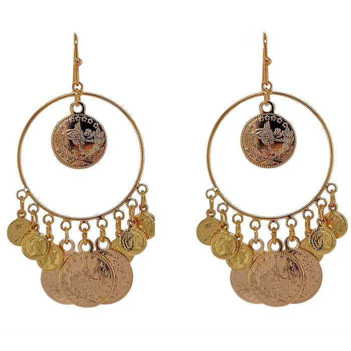 Praia Ring and Multi Coin Earrings