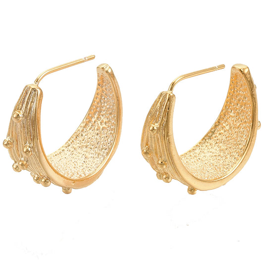 Jenni Bumpy Textured Hoops
