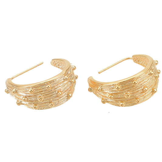 Jenni Bumpy Textured Hoops