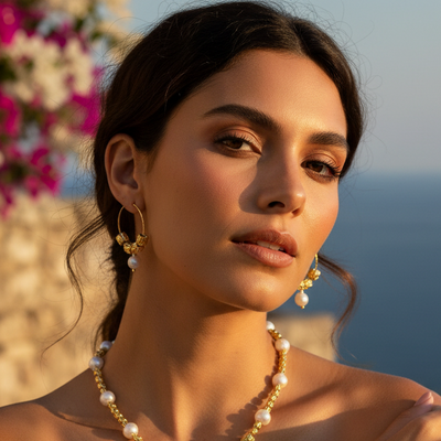 Sorella Pearl Hoops