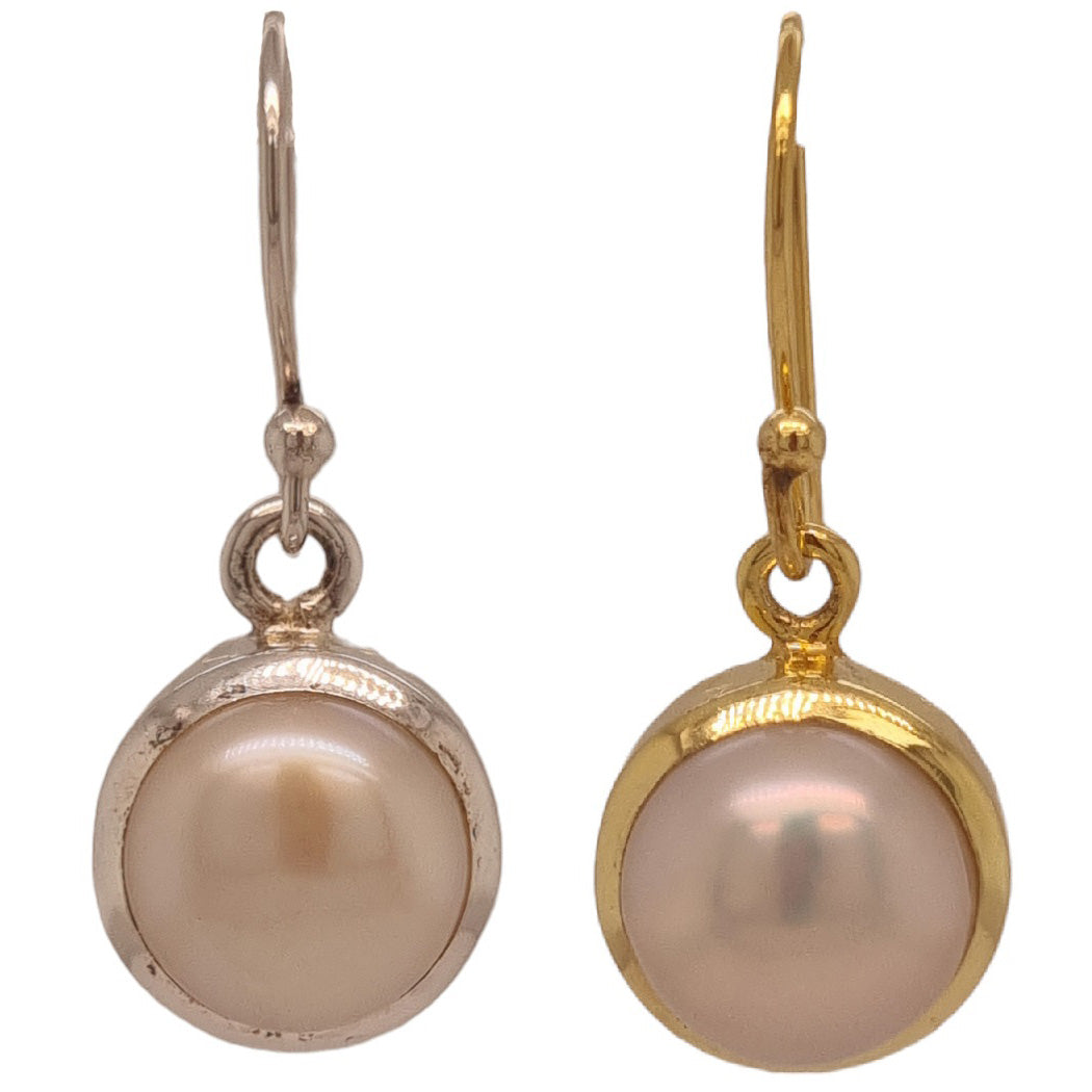 Dinah Freshwater Pearl Sterling Silver Earrings