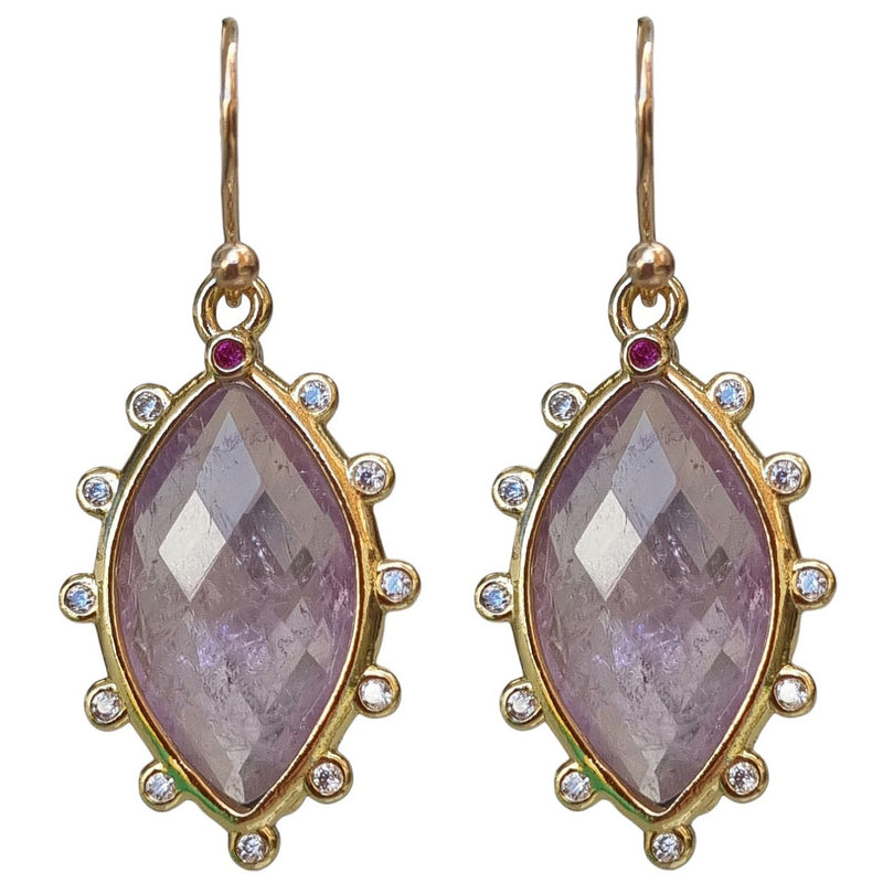 Serenity Amethyst Earrings