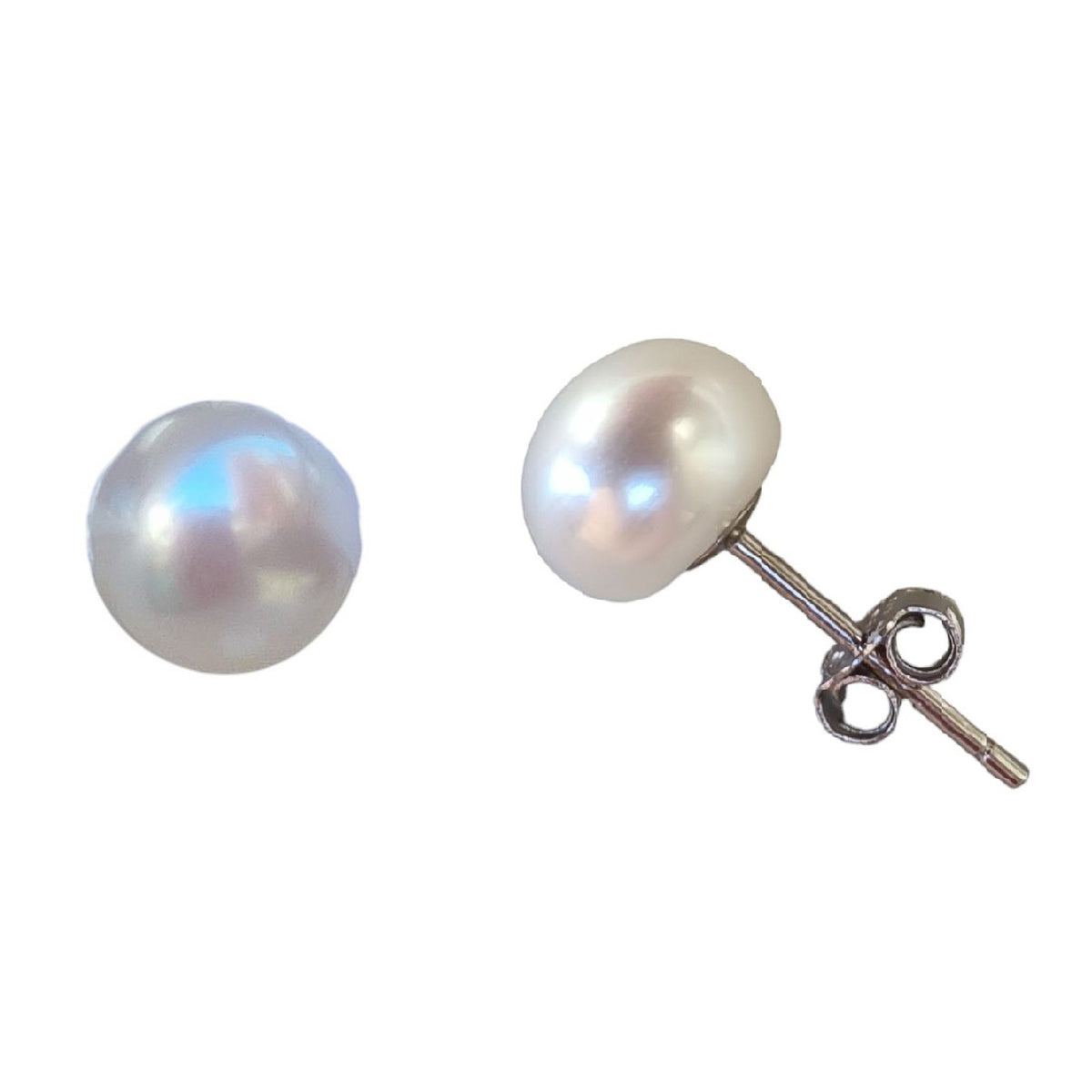 Classic Freshwater Pearl 7mm Sterling silver stud