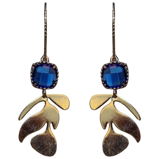 Leaf Quartz drop Earrings