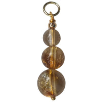 Sage Gemstone Pendant Charms Citrine