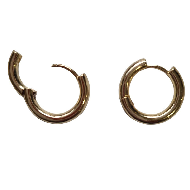 Blayr Three Stone Interchangeable Hoop Earrings