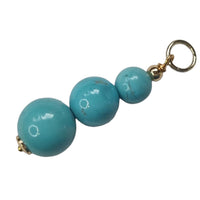 Sage Turquoise Pendant and Charms