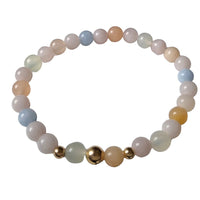 Valentina Stretch Gemstone Bracelet Sterling Silver or Gold filled