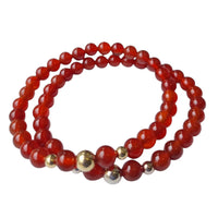 Valentine Carnelian Silver or Gold filled Bracelet