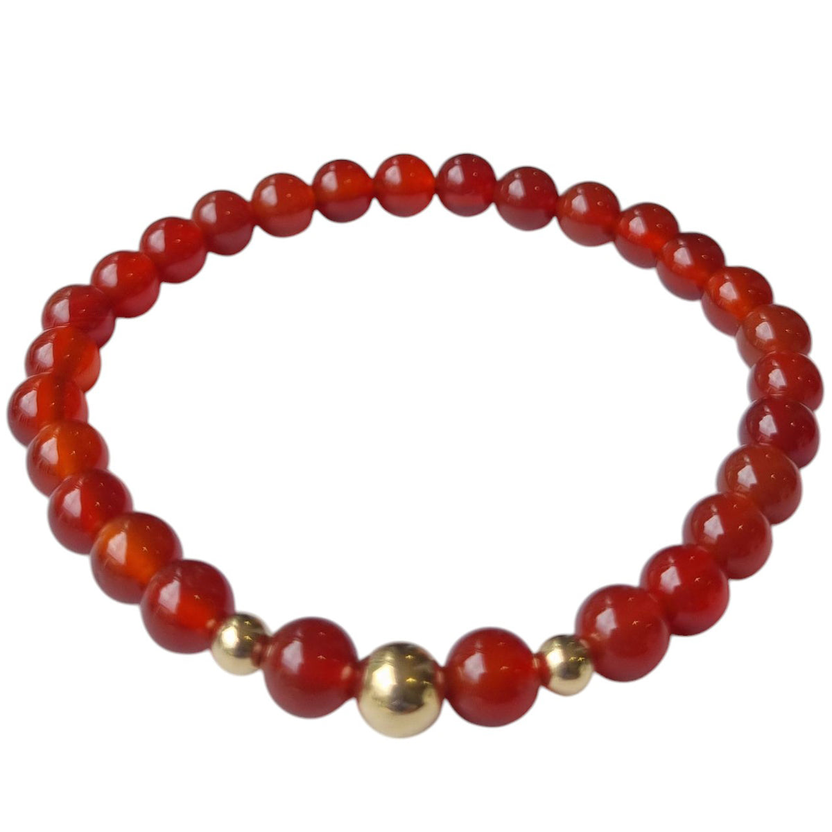 Valentine Carnelian Silver or Gold filled Bracelet