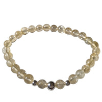 Valentina Stretch Gemstone Bracelet Sterling Silver or Gold filled