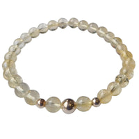 Valentina Stretch Gemstone Bracelet Sterling Silver or Gold filled