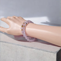 Valentine Lavender Amethyst Silver or Gold filled Bracelet