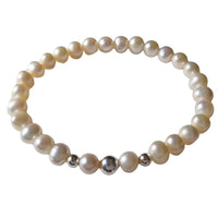 Valentina Stretch Gemstone Bracelet Sterling Silver or Gold filled