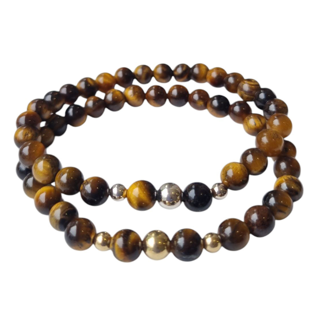 Valentine Tiger Eye Silver or Gold filled Bracelet