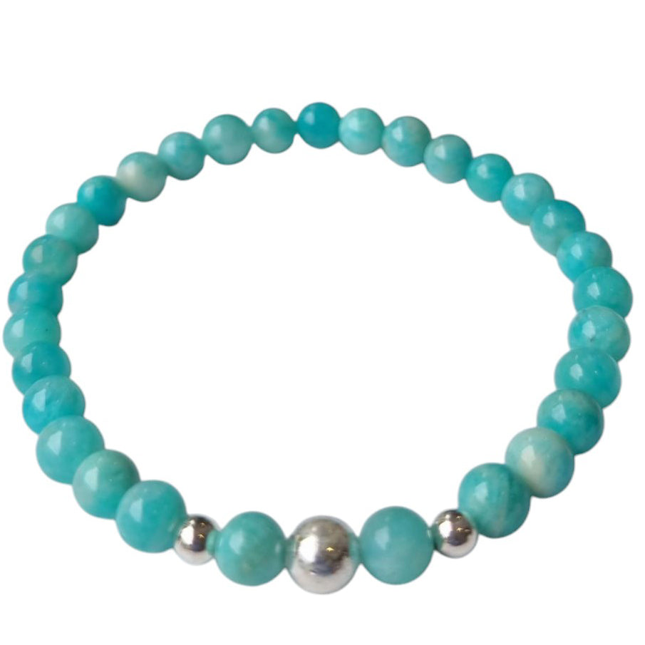 Valentine Amazonite Silver or Gold filled Bracelet