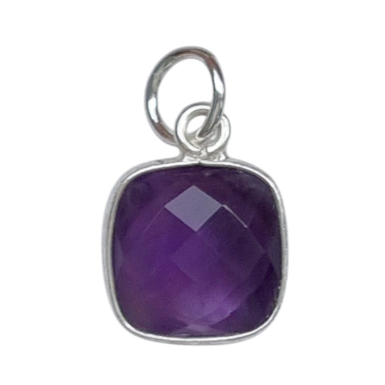 Sage Amethyst Pendant and Charms