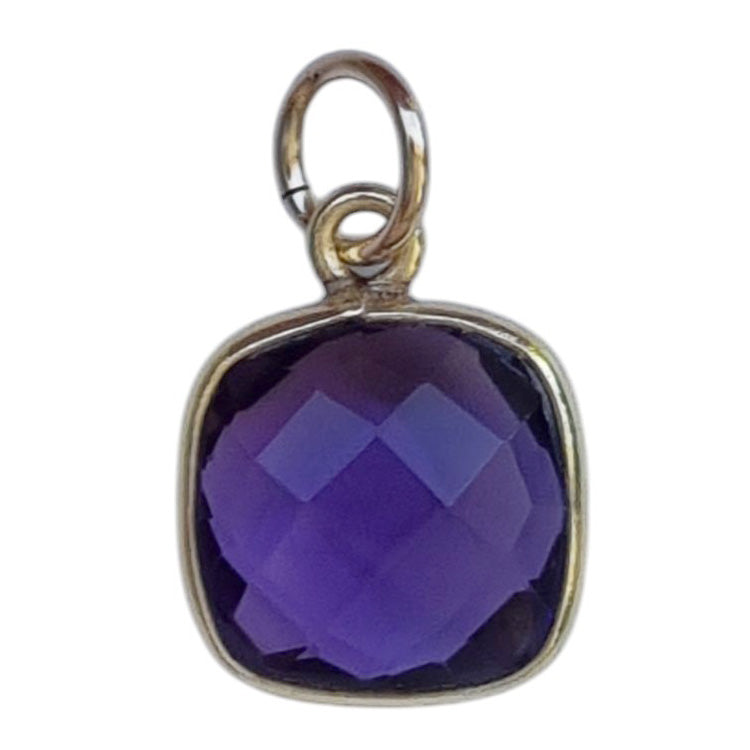 Sage Amethyst Pendant and Charms