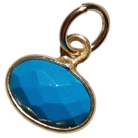 Sage Turquoise Pendant and Charms