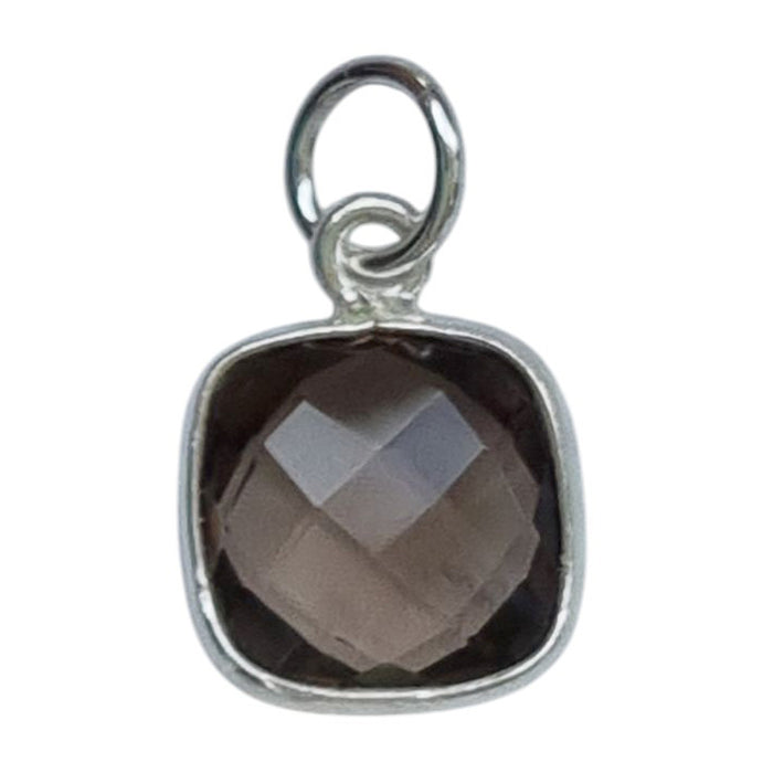 Sage Smokey Quartz Pendant and Charms