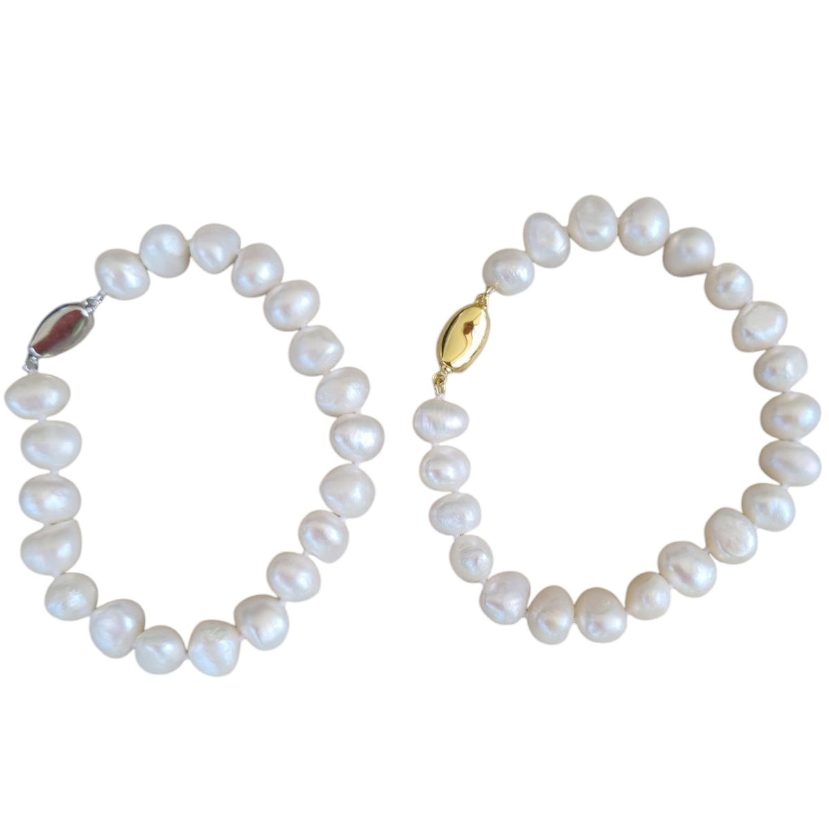 Tessa Sterling Silver Freshwater Pearl Bracelet