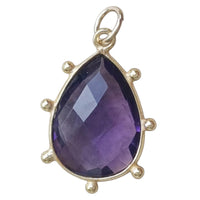 Sage Amethyst Pendant and Charms