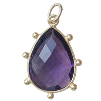 Sage Amethyst Pendant and Charms