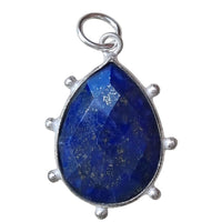 Sage Lapis Lazuli Pendant and Charms