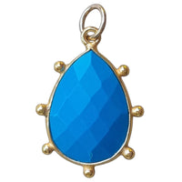 Sage Turquoise Pendant and Charms