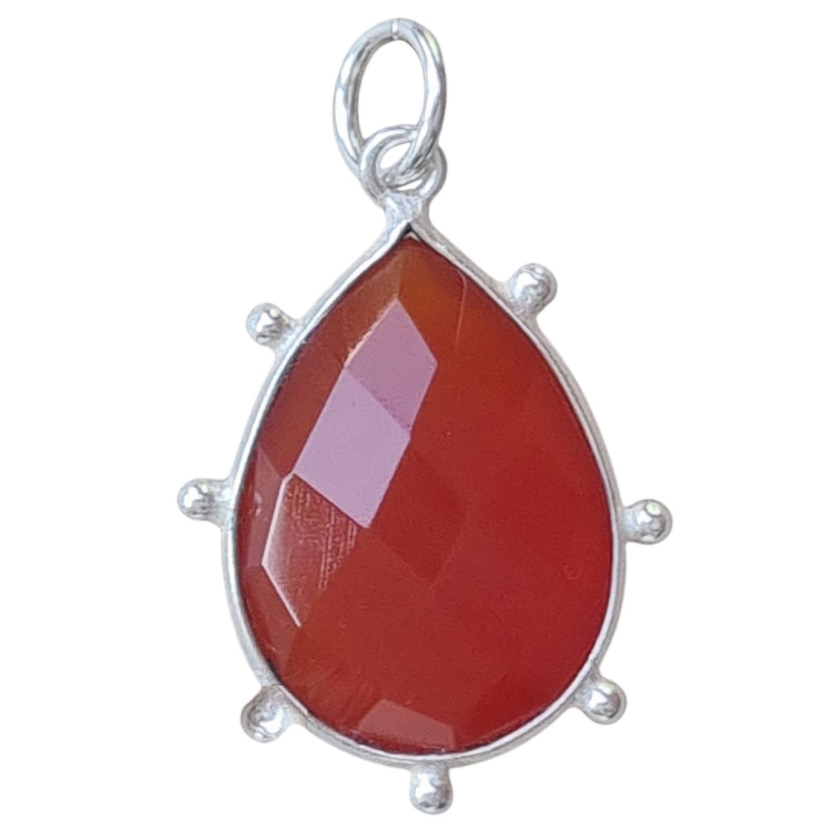 Sage Gemstone Pendants Charms Carnelian