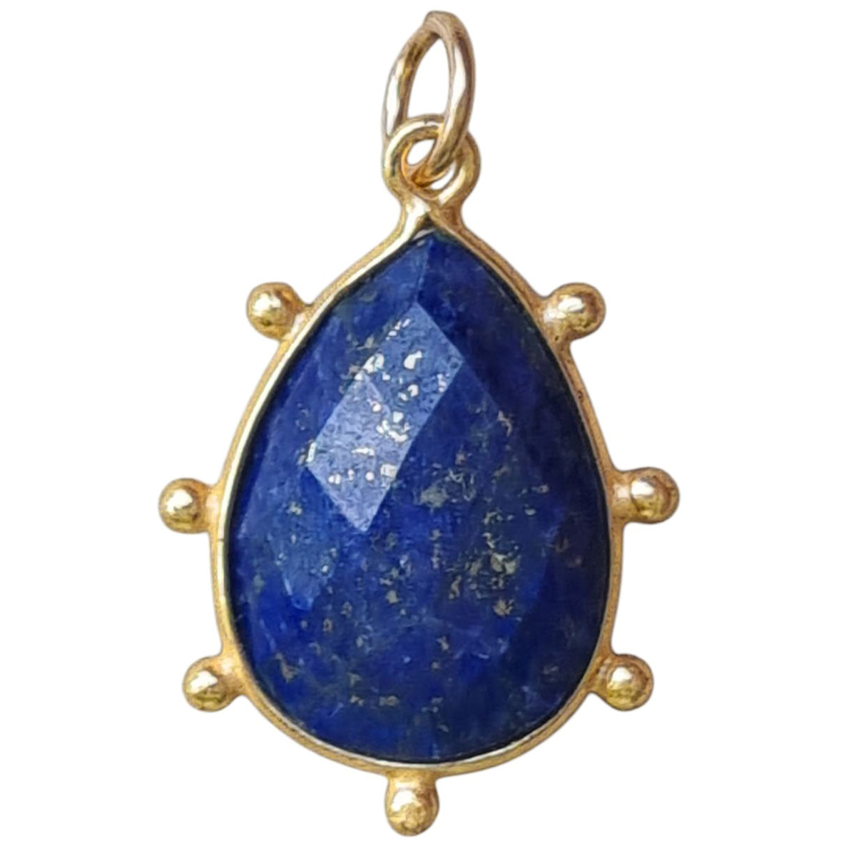 Sage Lapis Lazuli Pendant and Charms