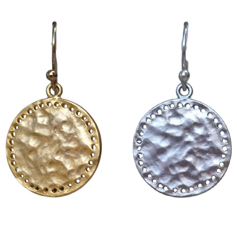 Allira Studded Coin Earrings