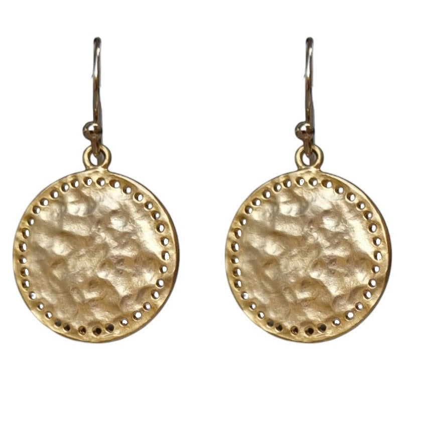 Allira Studded Coin Earrings