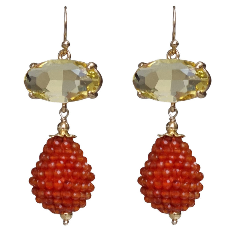 Kyle Carnelian Earrings