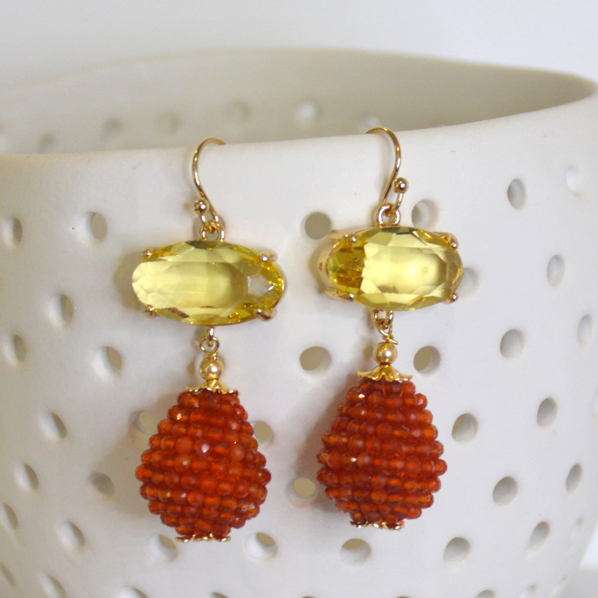 Kyle Carnelian Earrings