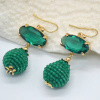 Kyle Green Onyx Earrings