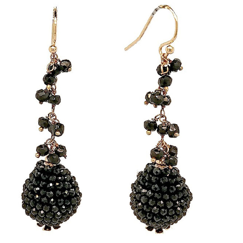 Ann Gemstone drop Earrings - Spinel