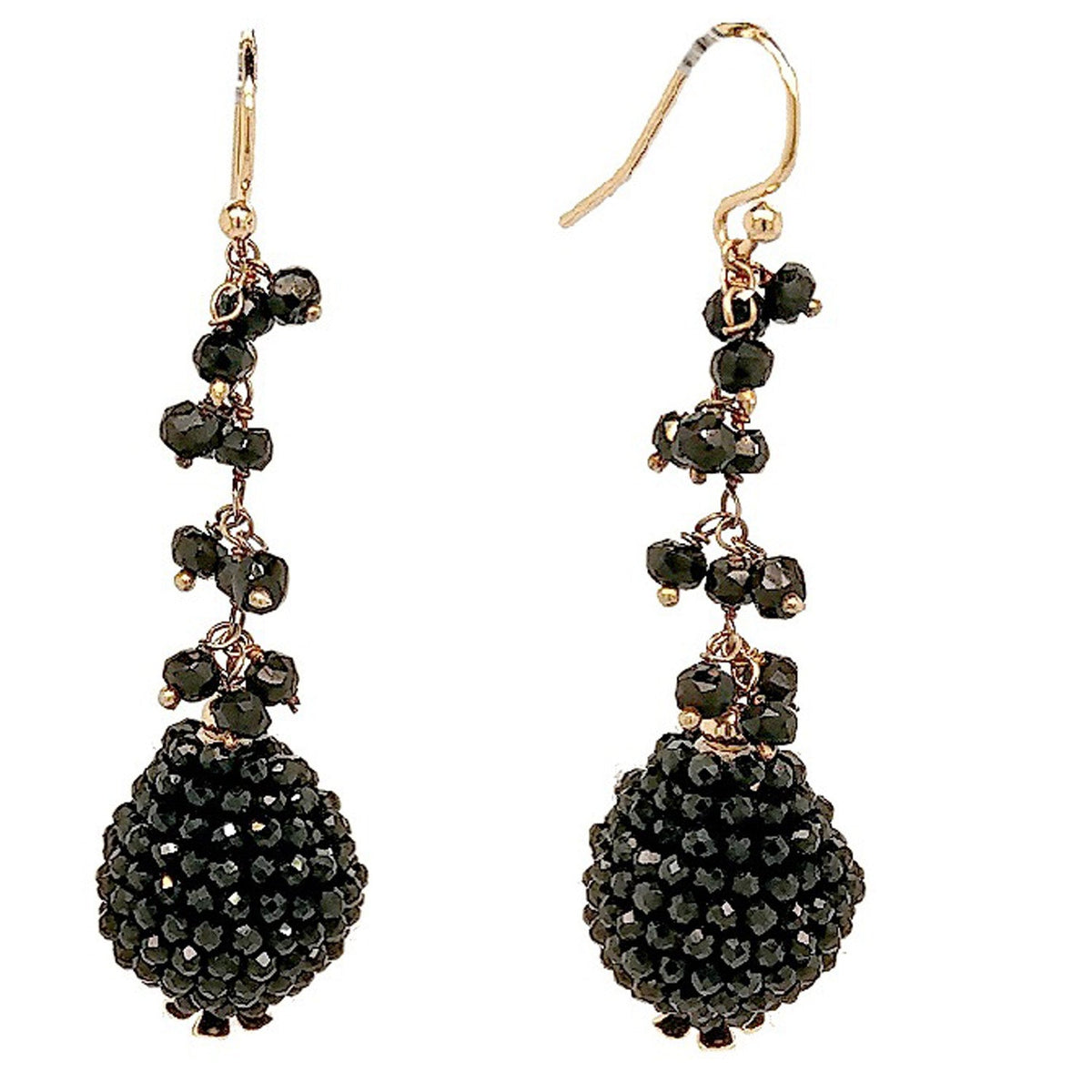 Ann Gemstone drop Earrings - Amazonite