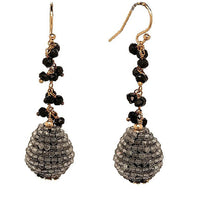 Ann Gemstone drop Earrings - Amazonite