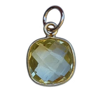 Sage Gemstone Pendants Charms Lemon Quartz
