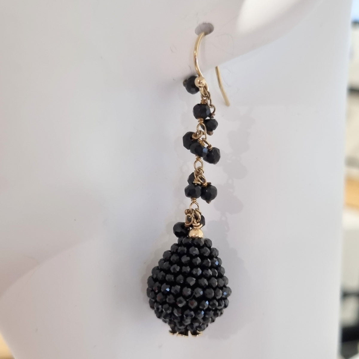 Ann Gemstone drop Earrings - Amazonite